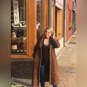 Women’s Brown Faux Fur Lined Jacket by Tribal